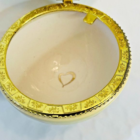 Mr Christmas Valerie Parr Hill Ivory Porcelain Musical Egg Christmas Tree Orname - Picture 5 of 15